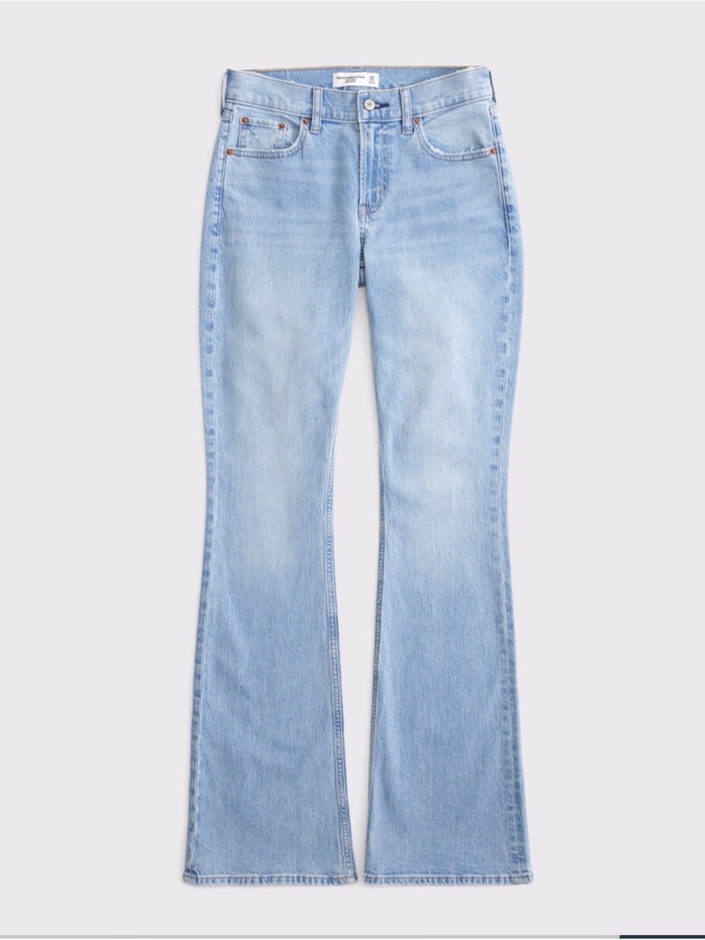 Abercrombie & Fitch Light Blue Boot Cut Jeans